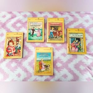 Lot of 5 Books ~Vintage LAURA INGALLS WILDER ~ LITTLE HOUSE Series